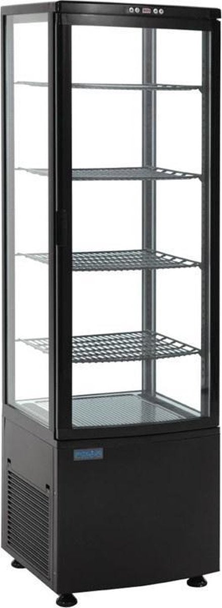Polar Koelvitrine met gebogen glasdeur