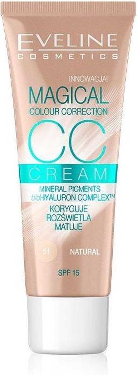 Eveline CosmeticsÂ CC Cream Magical Colour Correction Natural 30ml.