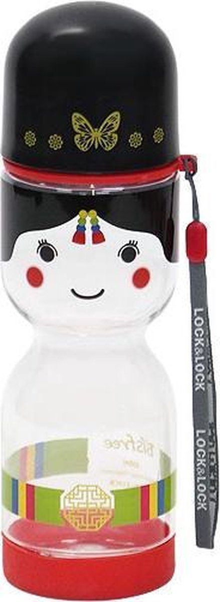 Lock&Lock Drinkfles kinderen | Schoolbeker - Korean Girl - 430 ml