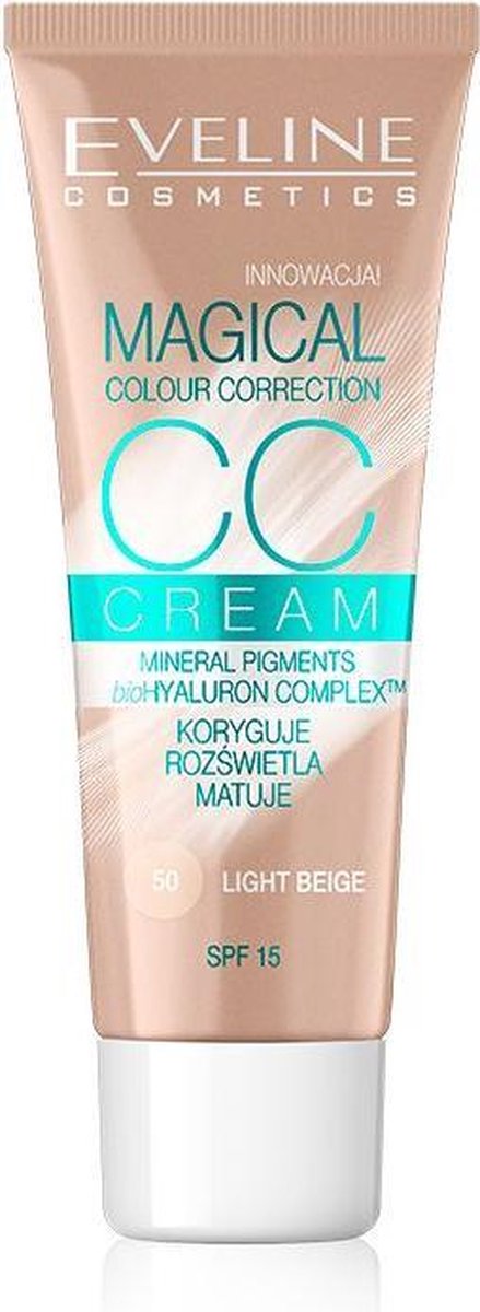 Eveline CosmeticsÂ CC Cream Magical Colour Correction Light Beige 30ml.