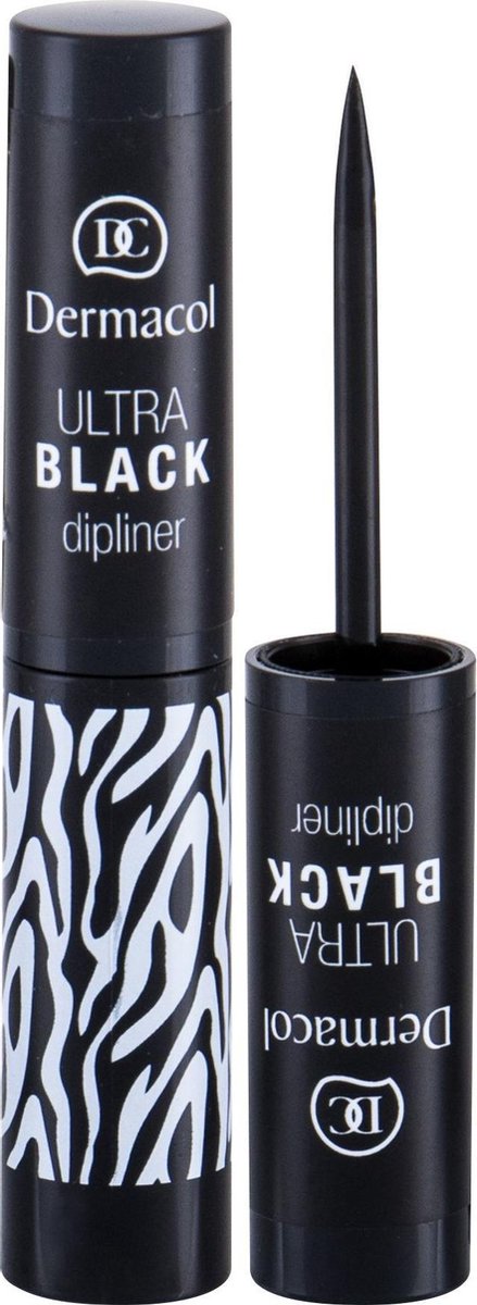 Dermacol - Ultra Black Dipliner Liquid Eyeliner 2.8 ml Black -