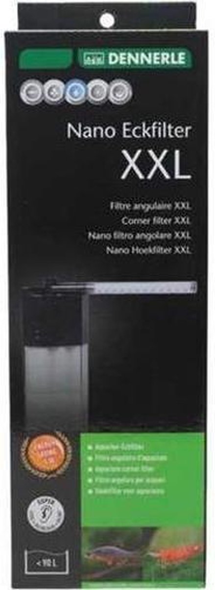 Dennerle Nano-hoekfilter XXL - voor Aquaria van 60-90 Liter