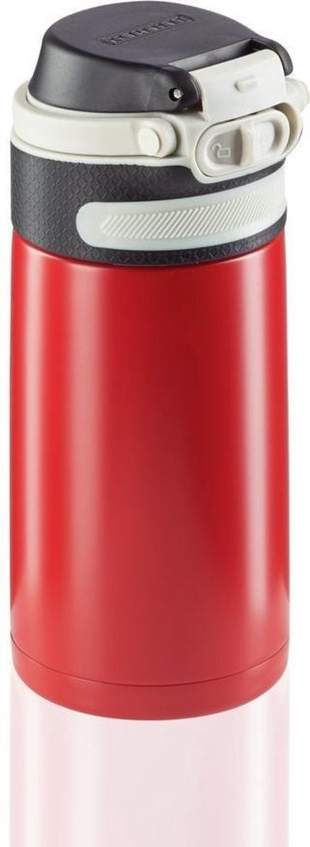 Leifheit - Flip Isoleerbeker 350 ml - Rood