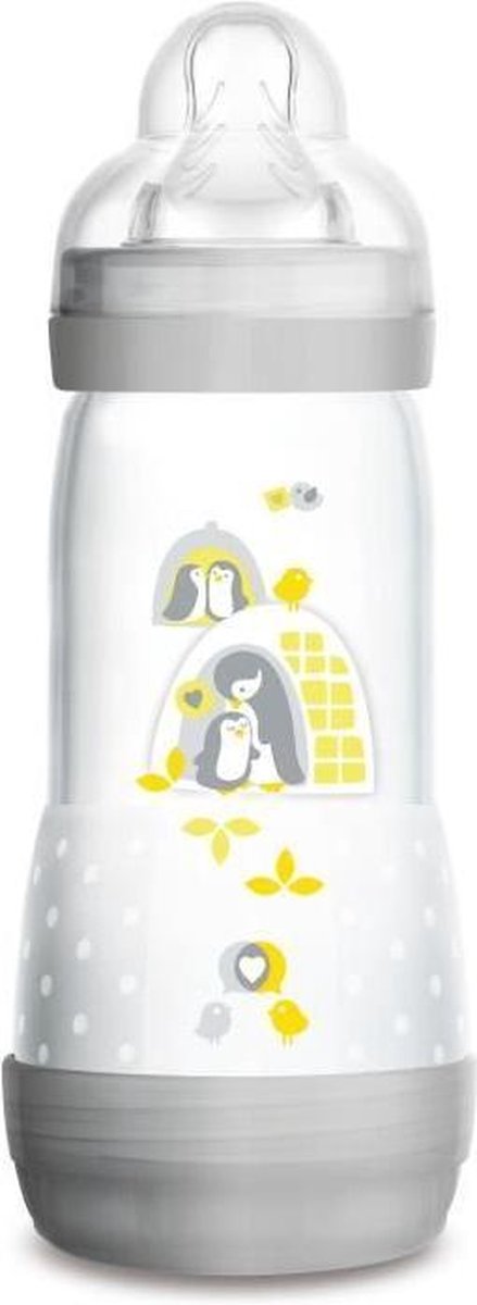 MAM Anti-Colic Easy Start-fles - 320 ml - 0 tot 6 maanden - Speenstroom 3 - Unisex
