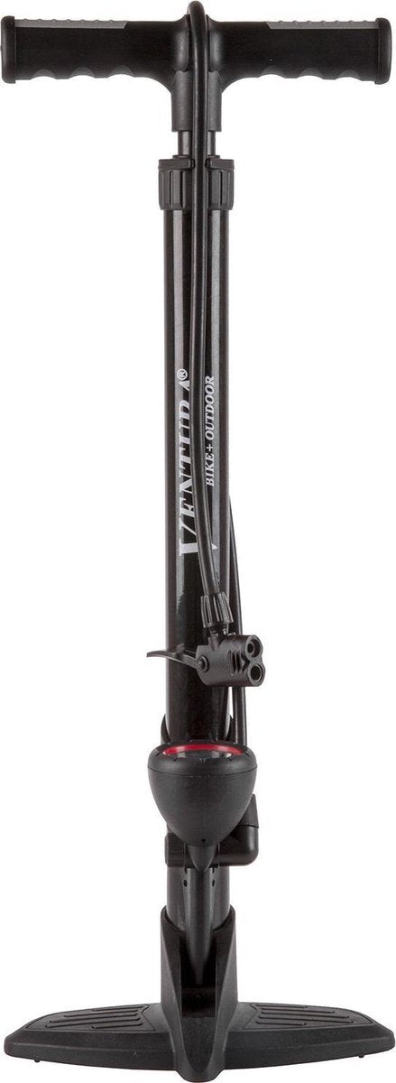 Ventura Vloerpomp Double Head Av/dv/fv Manometer Zwart