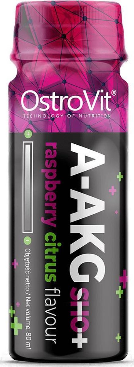 Aminozuren - AAKG SHOT 80ml - OstroVit - frambozen Citrusvrucht