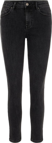 Pclili Slim Mw Cr Bl649-vi/noos Bc 17106399 Black Denim - Maat XL
