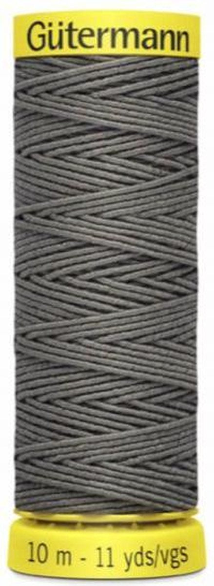 Gütermann elastisch garen - grijs col 1505 - elastiek draad - 0