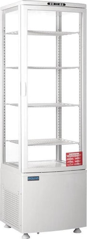 Polar Koelvitrine met gebogen deur 235ltr