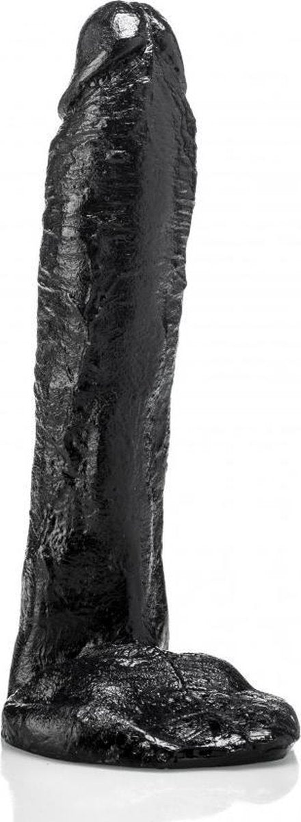 XXLTOYS - Wouter - Dildo - 18 X 4.5 cm - Black - Uniek Design Realistische Dildo – Stevige Dildo – voor Diehards only - Made in Europe