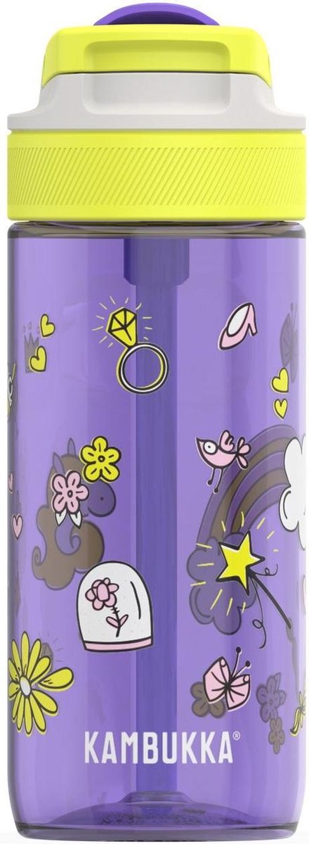 Kambukka Lagoon Drinkfles 500ml - Princess Diary met geïntegreed rietje