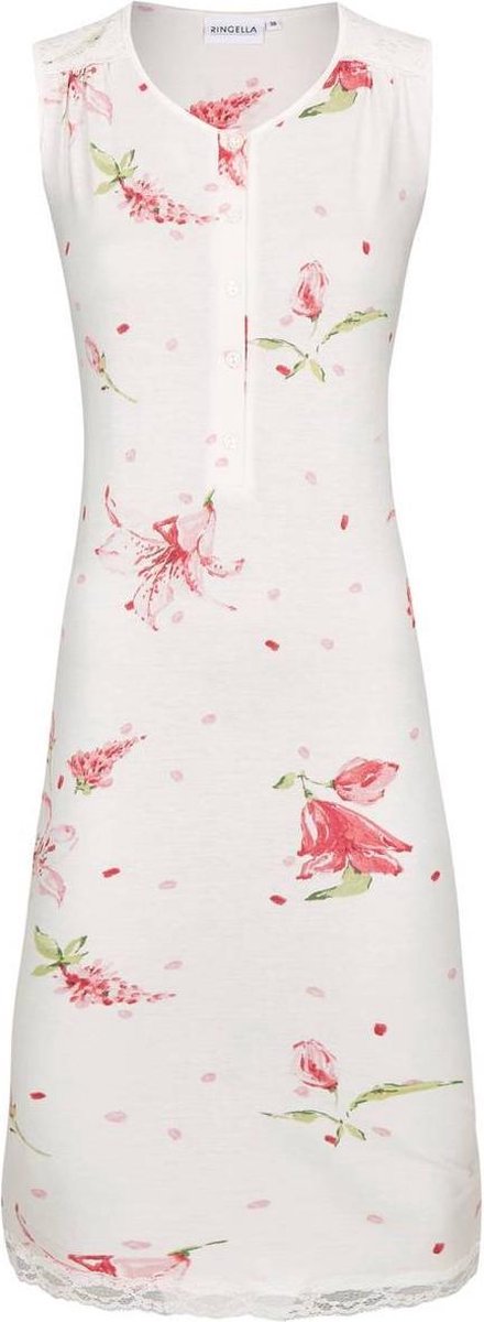Ringella - Red Rose - Nachtkleed - 0211039 - Off White - 50