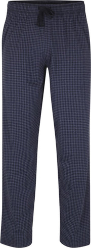 Ceceba heren pyjamabroek lang - blauw pied de poule -  Maat: 7XL