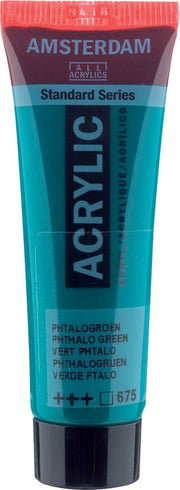 Acrylverf - 675 - Phtalo groen - Amsterdam - 20ml