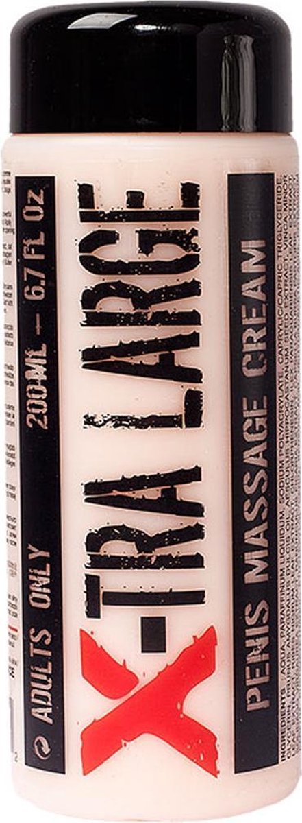 X Large Penis Massage Crème