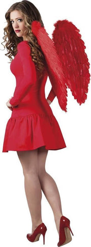 12 stuks: Engelenvleugels - rood - 65x65cm