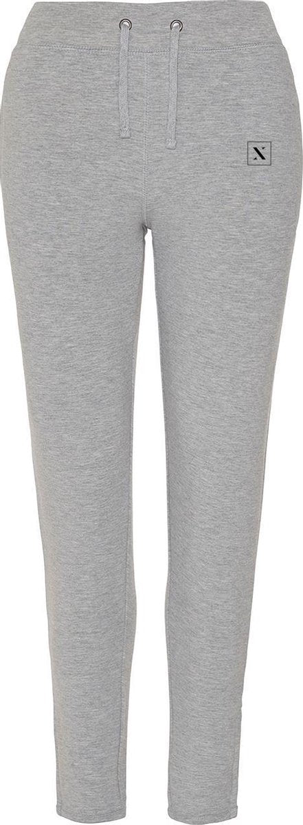 LXURY Dames Joggingsbroek maat L - Sportbroek - Grijs