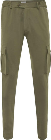 Malone | Pantalon met cargo zakken groen