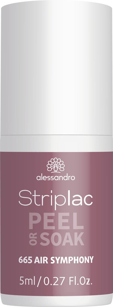 Alessandro Striplac Peel or Soak Gel Nagellak -  Air Symphony - Paars Rood - 5ml