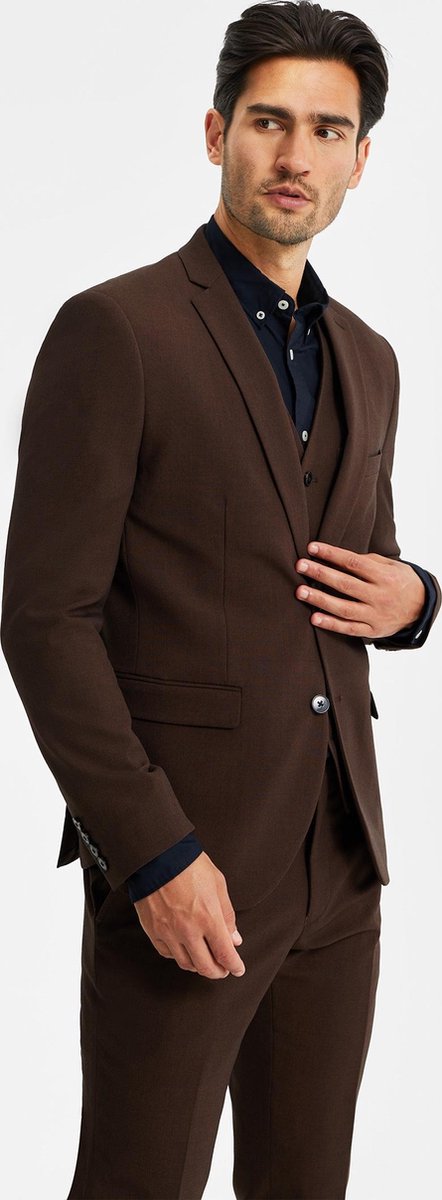WE Fashion Heren slim fit blazer