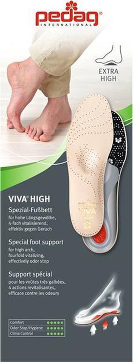 Pedag Viva High Inlegzool - maat 43