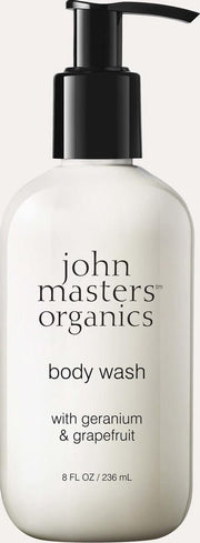 John Masters Organics - Body Wash w. Geranium & Grapefruit 236 ml