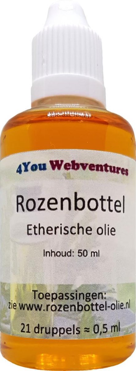 Pure etherische rozenbottelolie - 50 ml - etherische olie - essentiële olie