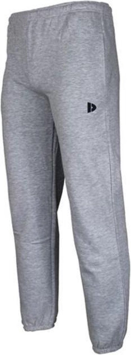 2- Pack Donnay Joggingbroek met elastiek - Sportbroek - Heren - Maat M - Licht grijs gemêleerd