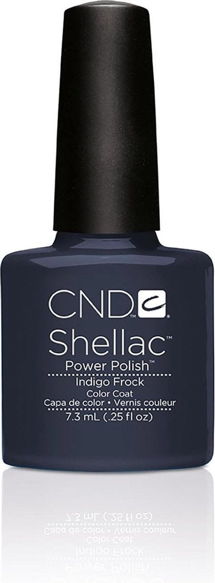 CND Shellac Indigo Frock
