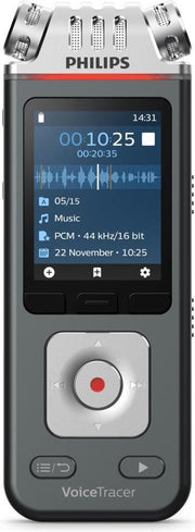 Philips Voice Tracer DVT6110/00 dictaphone Flashkaart Antraciet