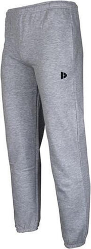 Donnay Joggingbroek met elastiek - Sportbroek - Heren - Maat XXXL - Licht grijs gemêleerd