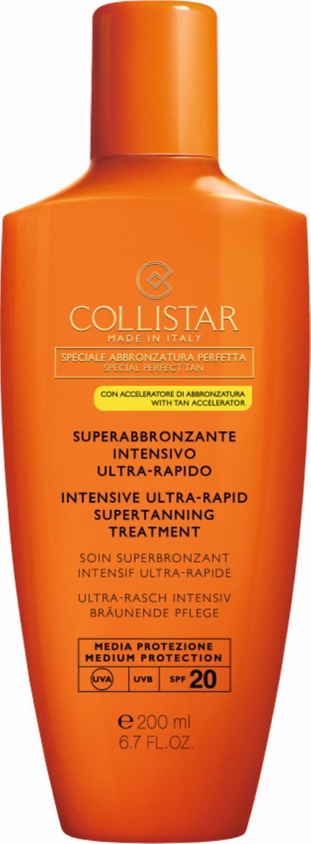 Collistar Intensive Ultra-Rapid Supertanning Treatment Zonnebrandmelk SPF 20 - 200 ml