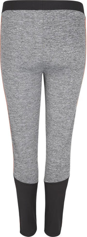 Effen sportlegging met gekleurde streep