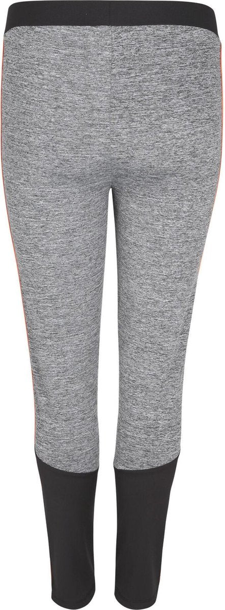 Effen sportlegging met gekleurde streep