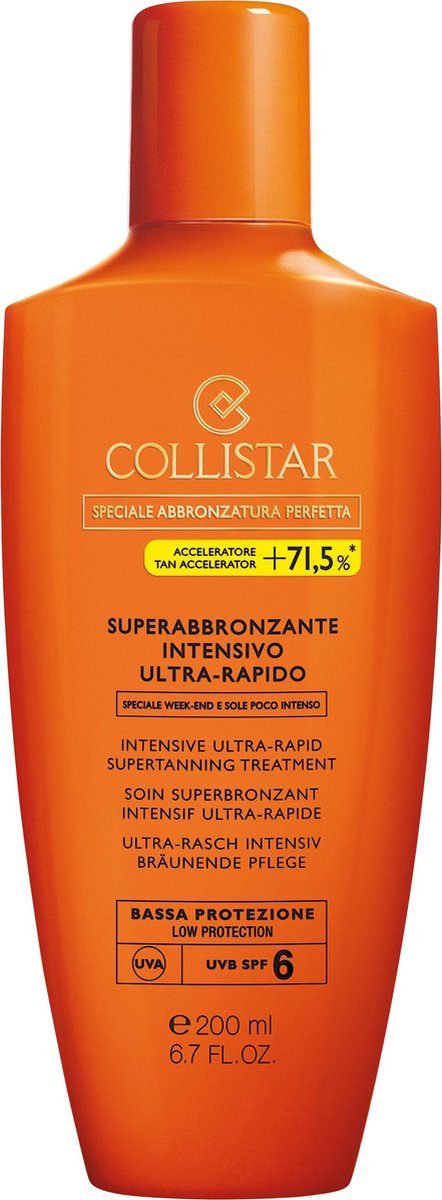 Collistar Intensive Ultra-Rapid Supertanning Treatment Zonnebrandmelk SPF 6 - 200 ml