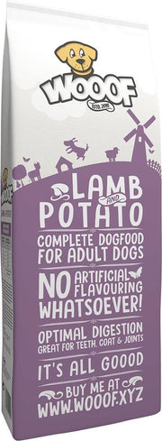 18 kg Wooof lam aardappel hondenvoer