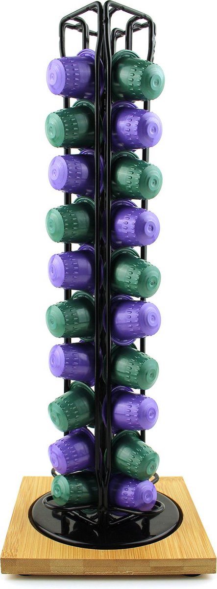 JAP CH72 Capsulehouder - Nespresso en vergelijkbare cups - 40 Capsules - RVS
