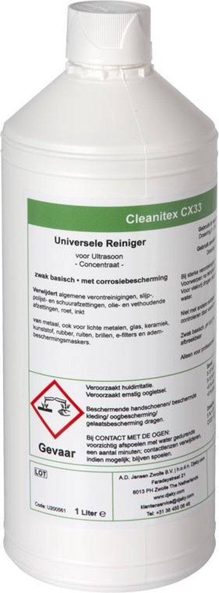 CLEANITEX CX33 - 1L Reinigingsconcentraat voor carburateurs