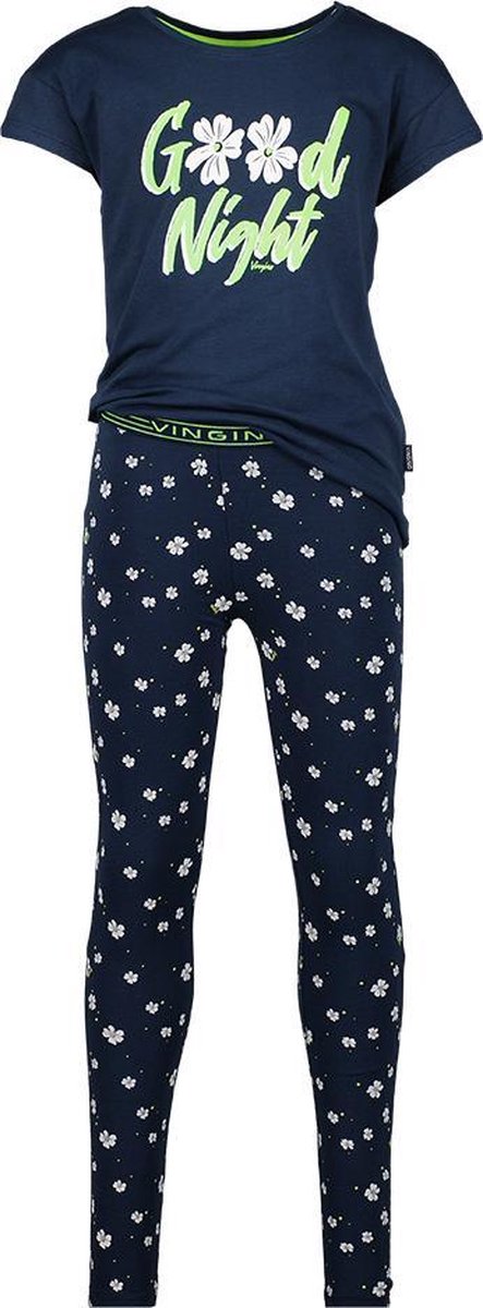 Vingino Wilah Meisjes Pyjamaset - Dark Blue - Maat 122-128