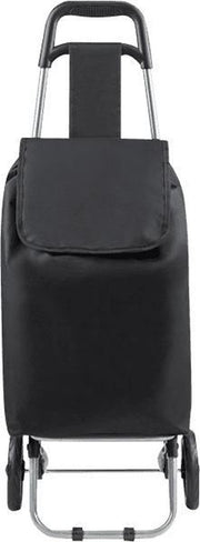Lowander boodschappentrolley 42 liter - boodschappenkar / boodschappenwagen inklapbaar - zwart
