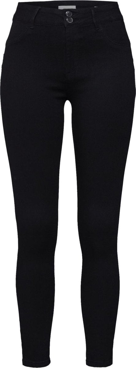 Hailys jeans lg hw c jn push Zwart-Xs (25-26)