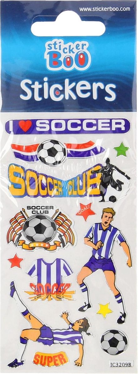 Stickervel Voetbal