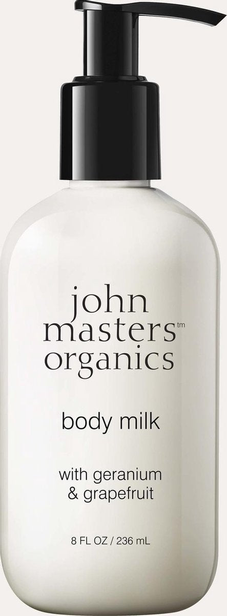 John Masters Organics - Body Milk w. Geranium & Grapefruit 236 ml