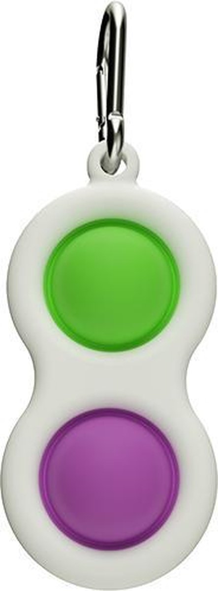 ColourFam Simple Dimple Fidget | Paars - Groen | Fidget Popper | Fidget Speelgoed | Fidget Toys Simple Dimple Tiktok | Fidget Pad