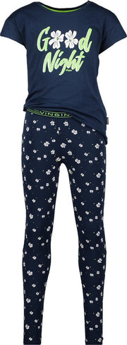 Vingino Wilah Meisjes Pyjamaset - Dark Blue - Maat 98-104