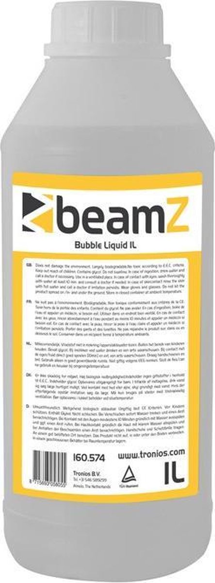 Beamz Bubbelvloeistof 1 Liter