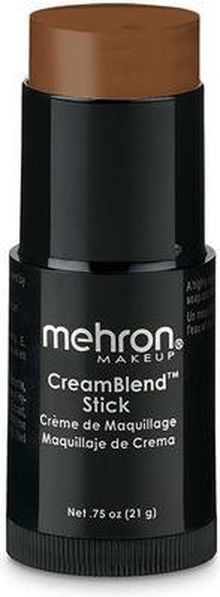 Mehron CreamBlend Stick Schmink - Licht Ebony bruin