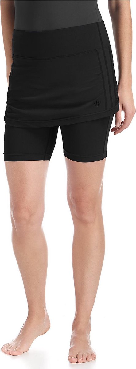 Coolibar UV rokje met broekje Dames - Zwart - Maat S