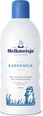 4x Melkmeisje Bad en Douche Creme Karnemelk 1000 ml