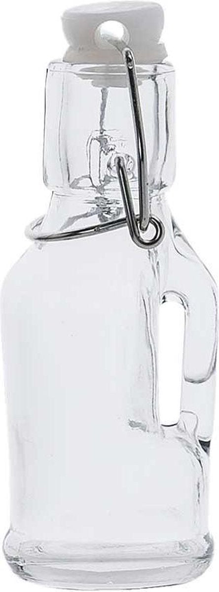 Beugelfles - Melkfles - Waterfles - Limonadefles - Swing Fles - Flesje met handvat - 13 cm